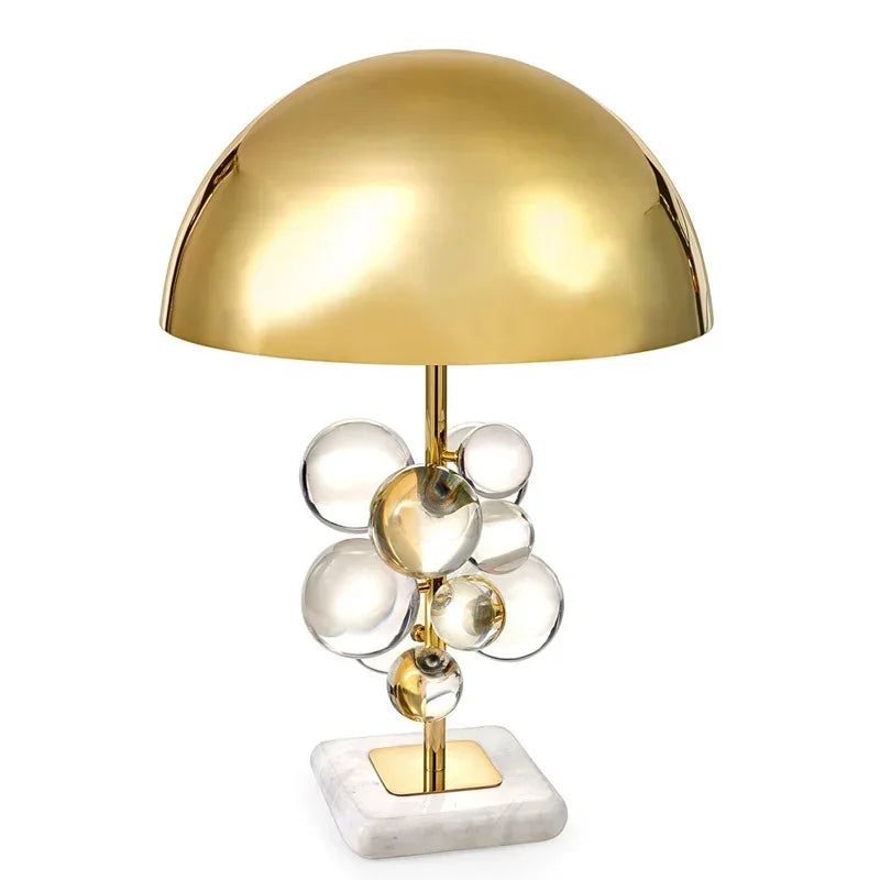 Postmodern Creative Color Crystal Desk Lamps for Bedroom Model House Villa Living Room Study Light Luxury Floor Lamp Home Decor