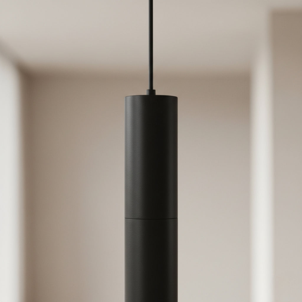 Suspension LED Cylindre Tubulaire Minimaliste