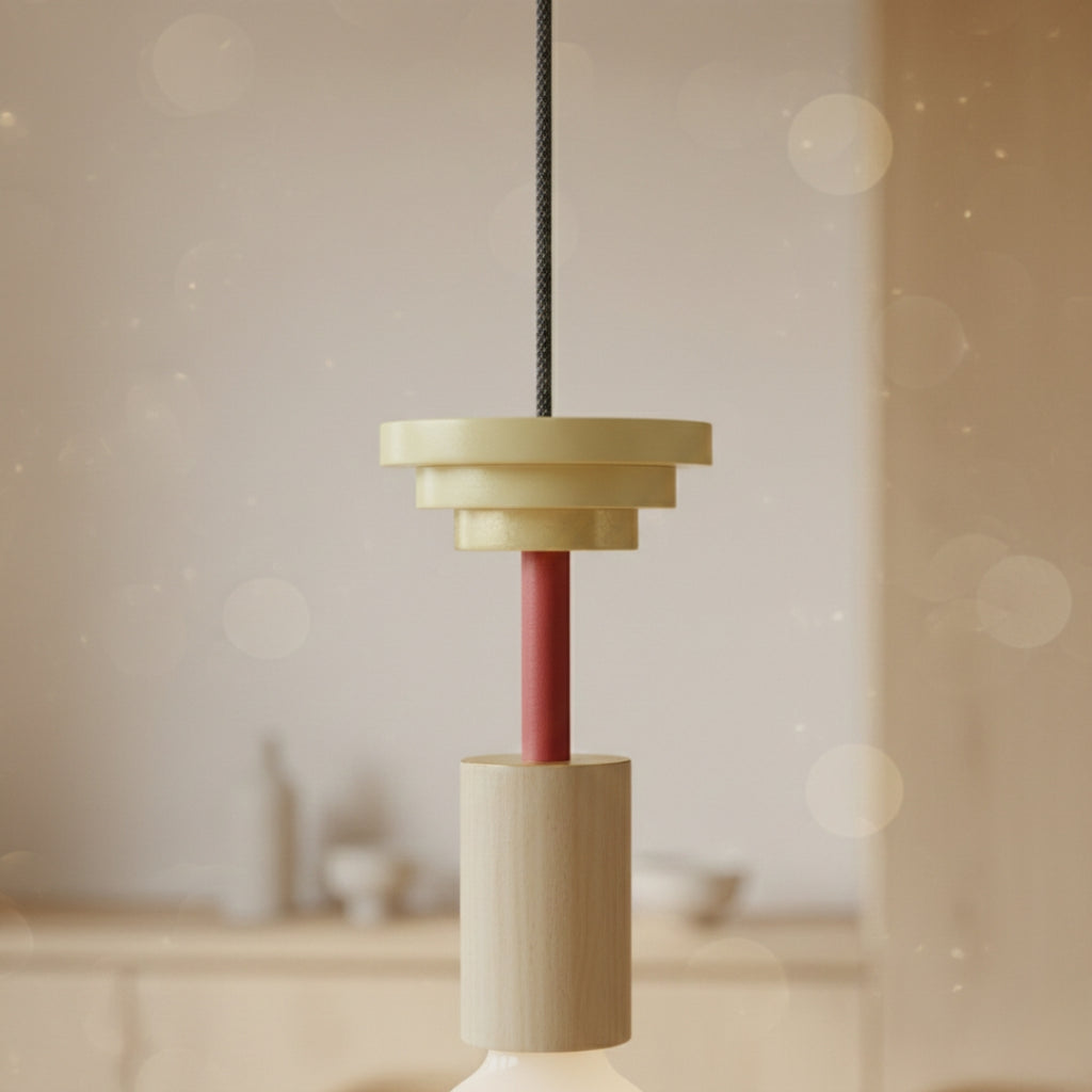 Suspension LED Bois Style Nordique