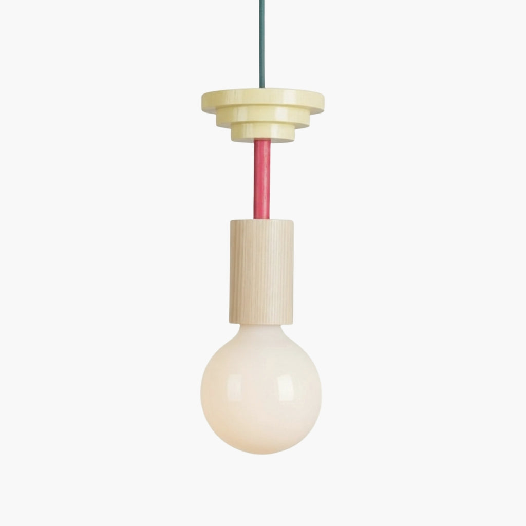 Suspension LED Bois Style Nordique