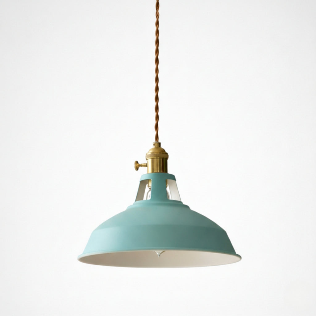 Suspension LED Métal Coloré Style Loft Moderne