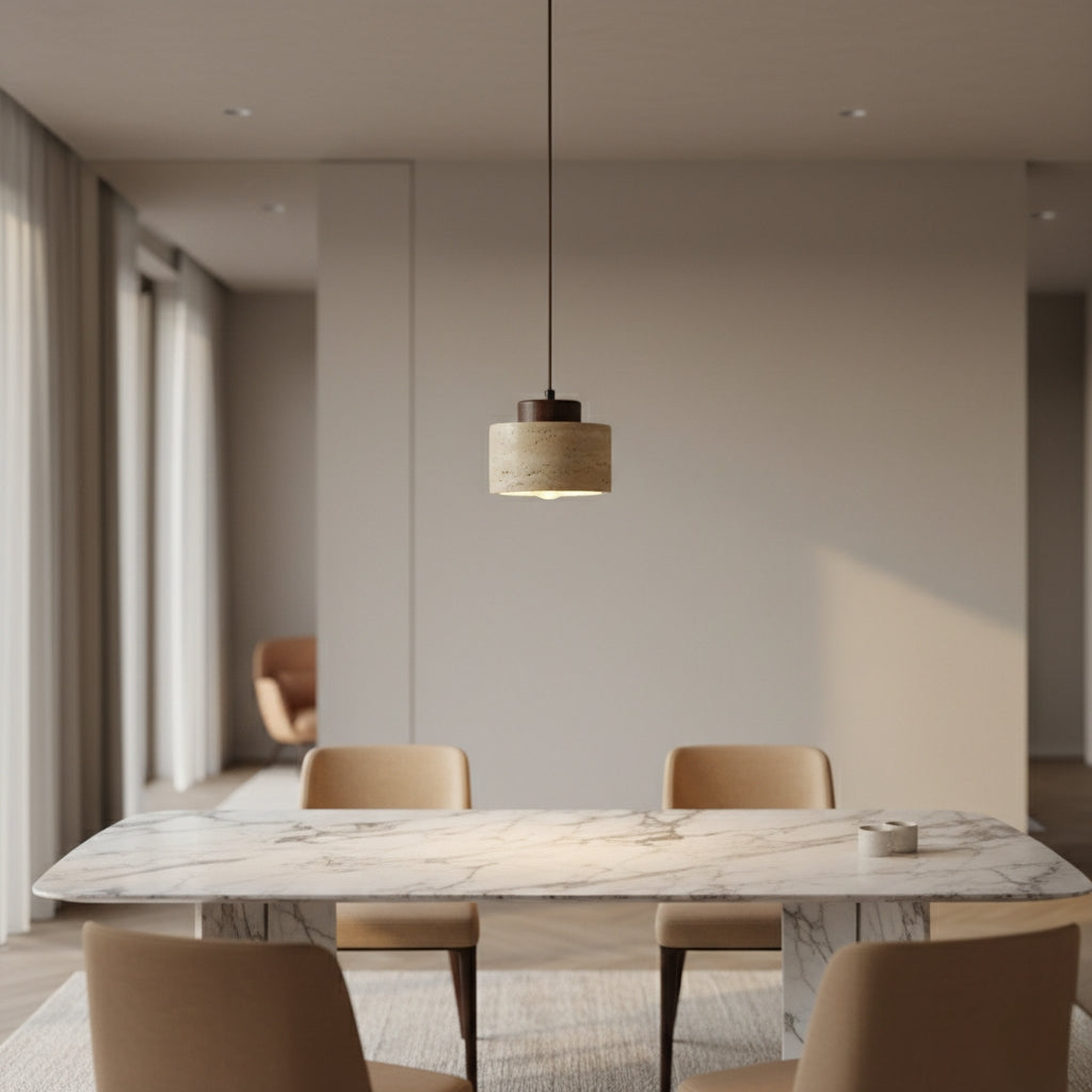 Suspension Rétro En Pierre de Grotte