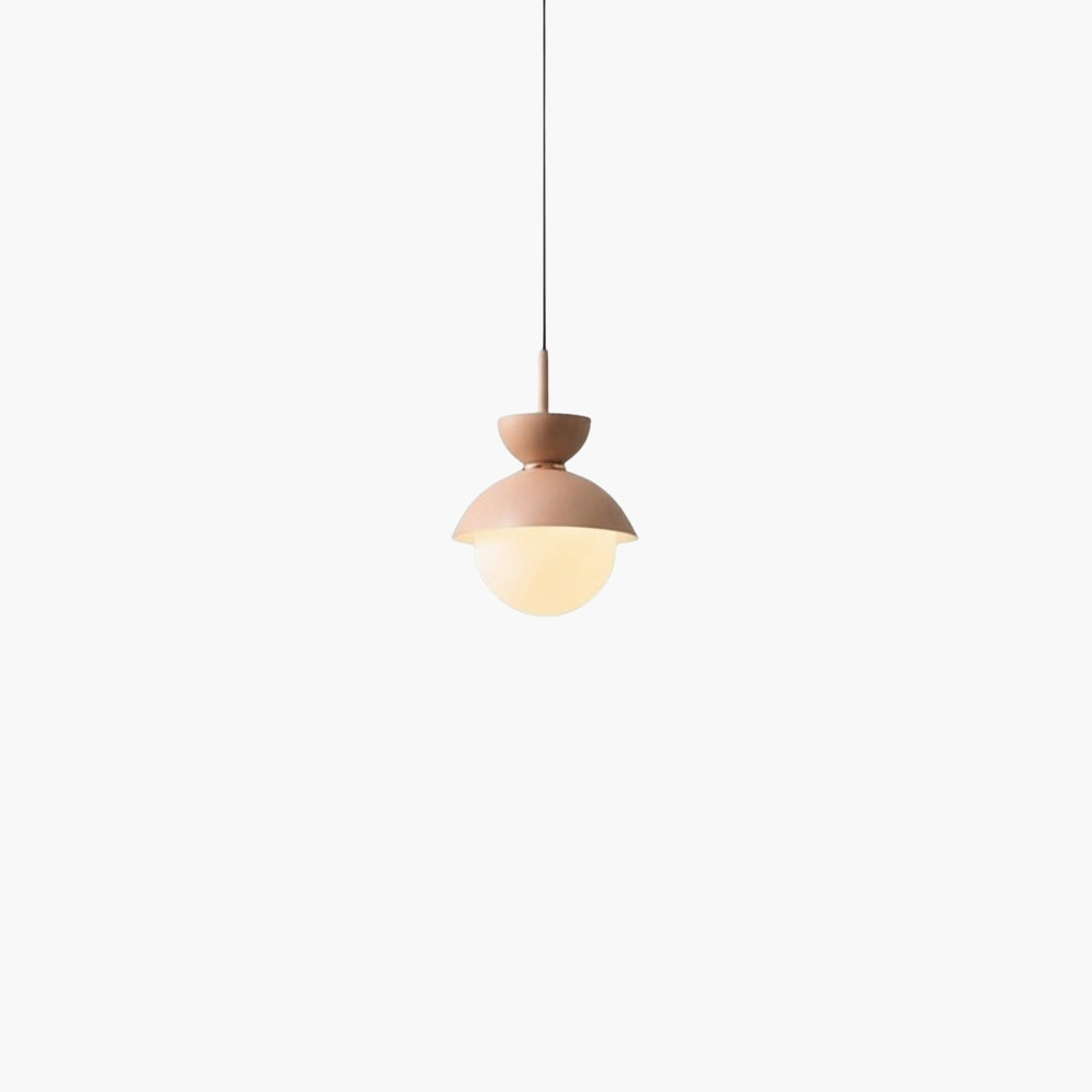 Suspension nordique en verre boule – Design moderne et élégant