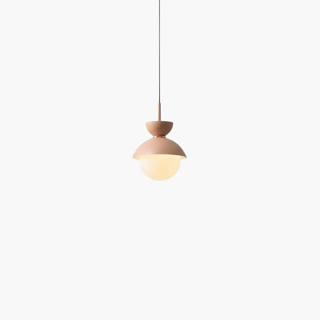 Suspension nordique en verre boule – Design moderne et élégant