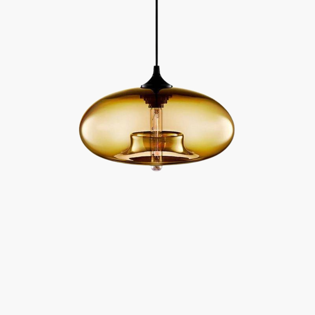 Suspension design ovale en verre Ball