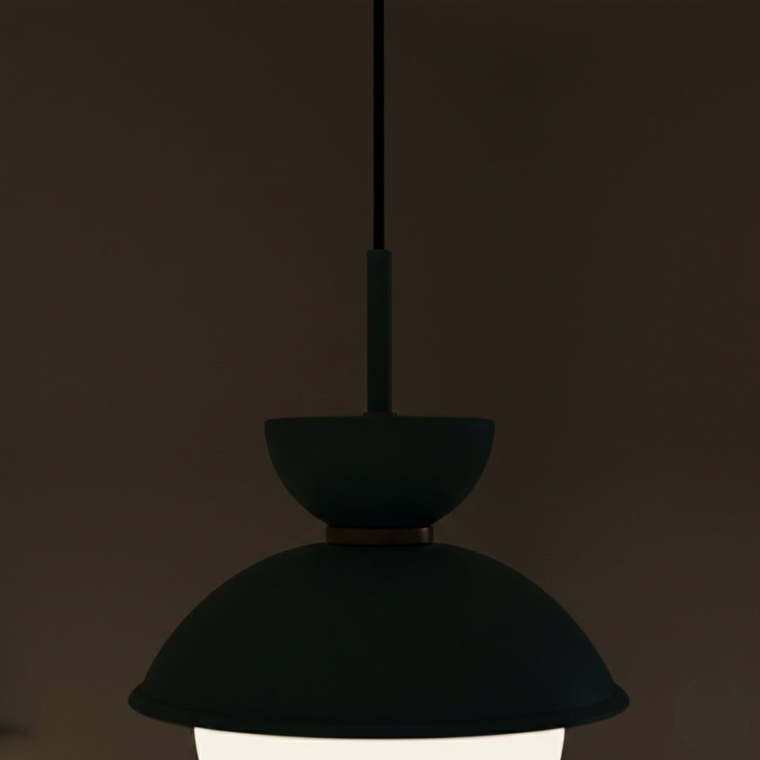 Suspension nordique en verre boule – Design moderne et élégant