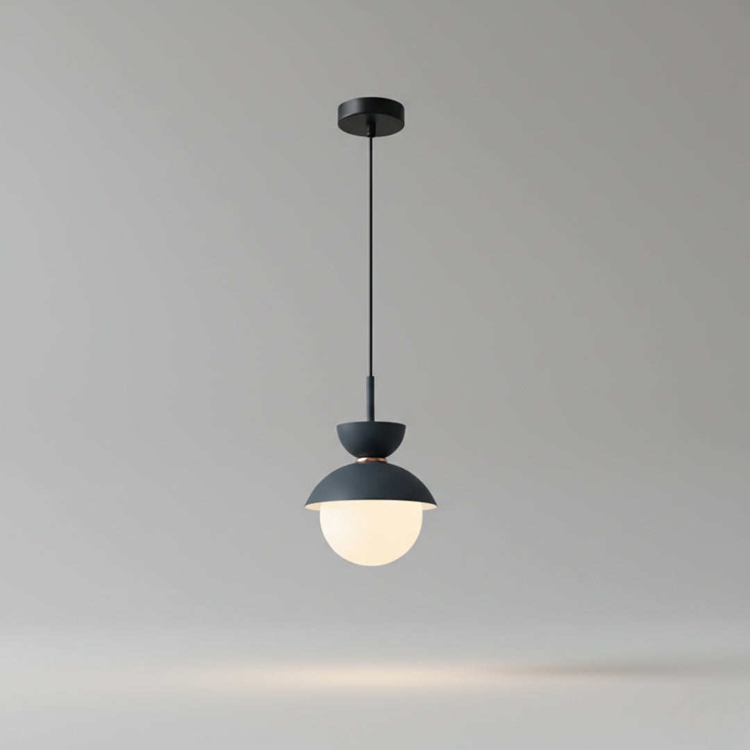 Suspension nordique en verre boule – Design moderne et élégant