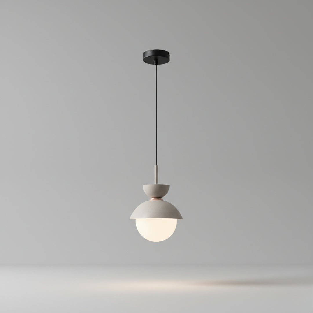 Suspension nordique en verre boule – Design moderne et élégant