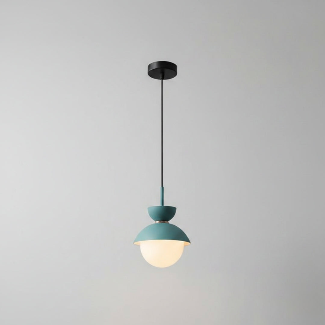 Suspension nordique en verre boule – Design moderne et élégant