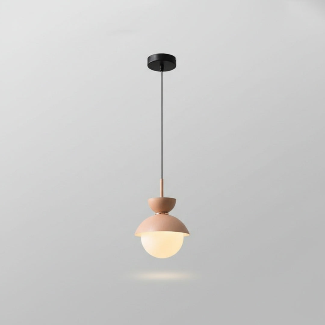 Suspension nordique en verre boule – Design moderne et élégant