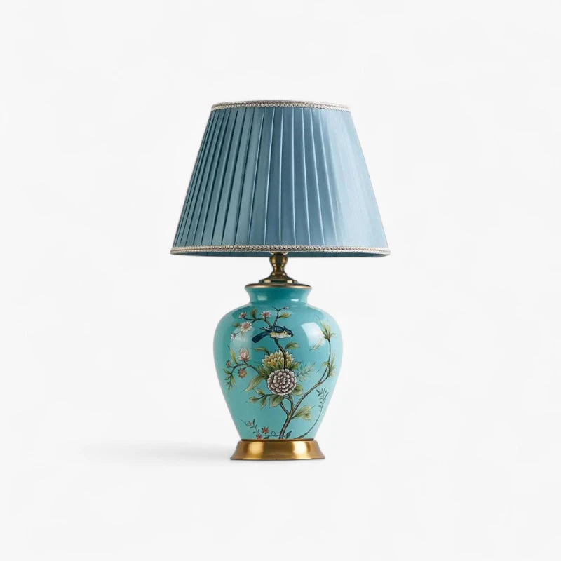 Lampe De Chevet Céramique Bleu