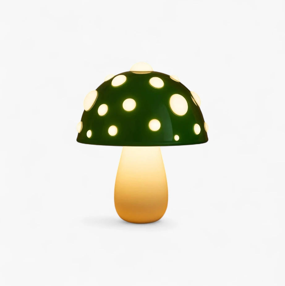 Lampe De Chevet Champignon Vert