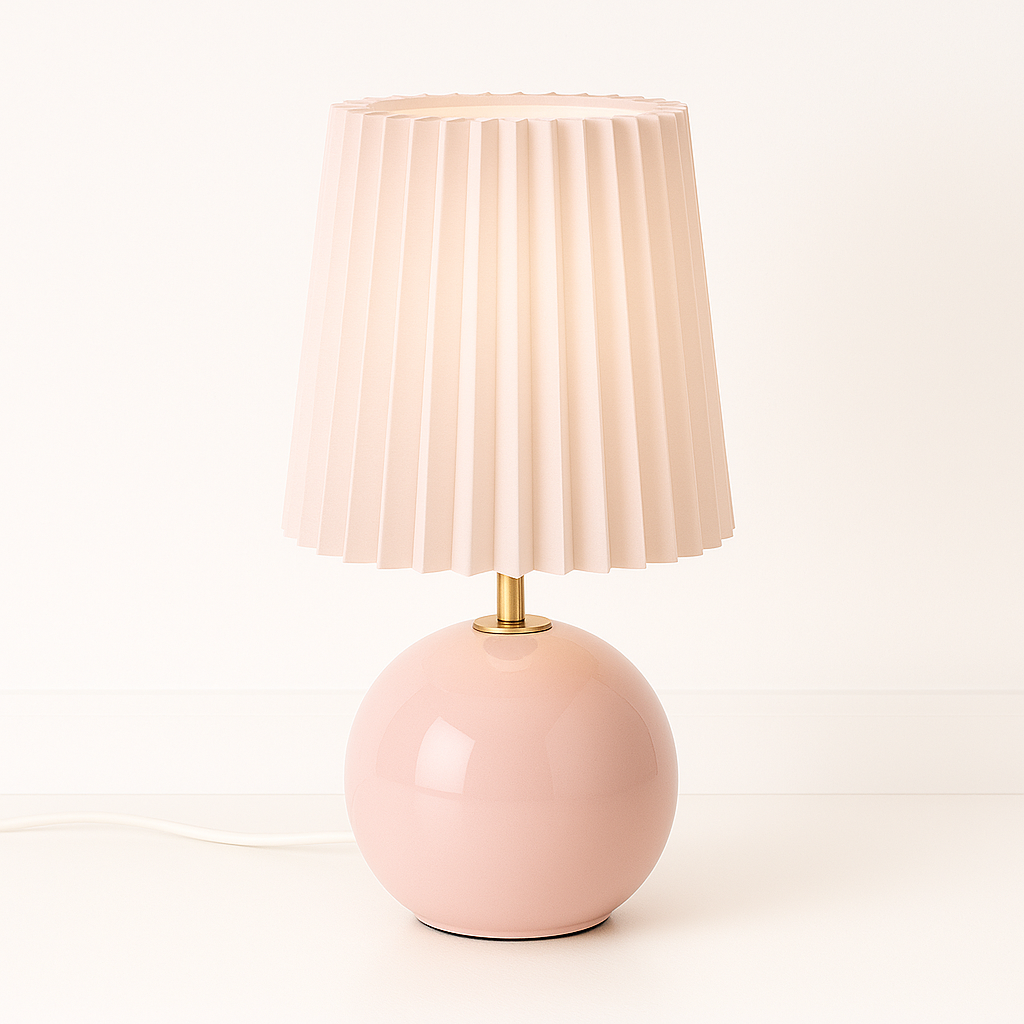 Lampe De Chevet Ceramique Rose
