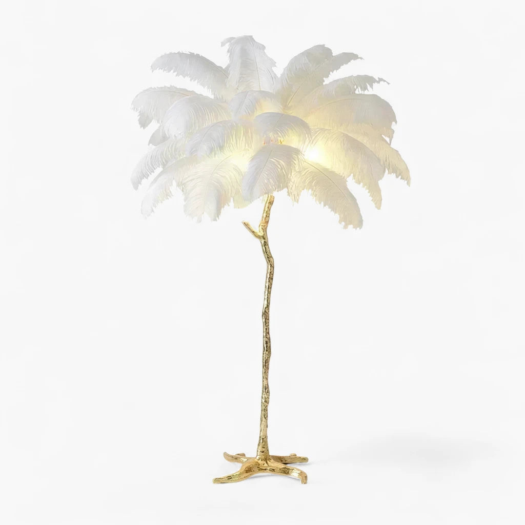 Lampe Plume d'Autruche